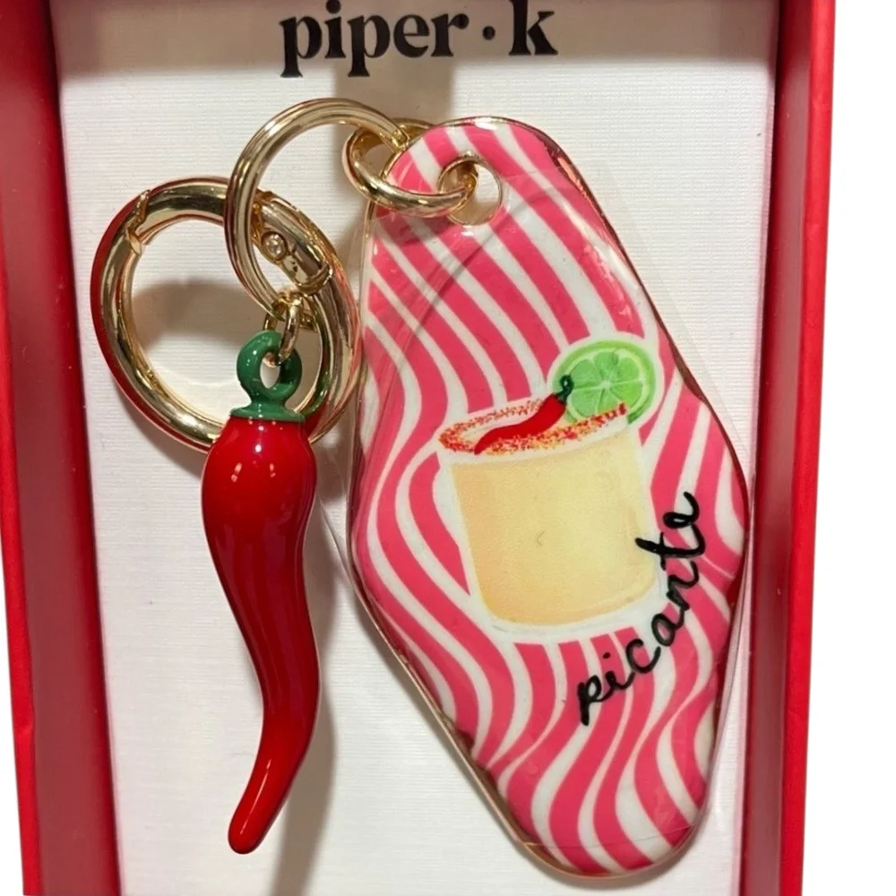 Piper K Chili Pepper Picante Hotet Room Bag Charm Keychain